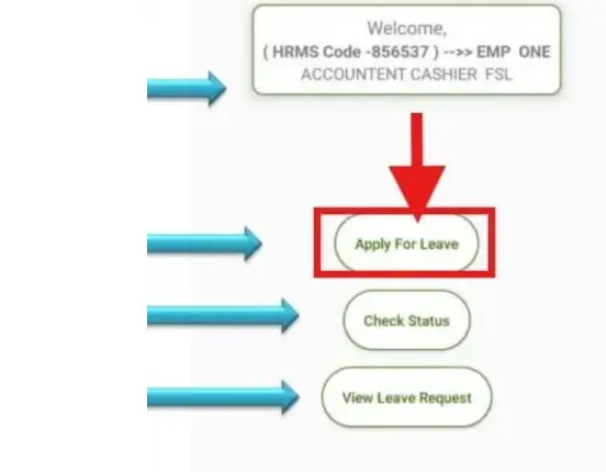  Navigate to the Leave Application Module